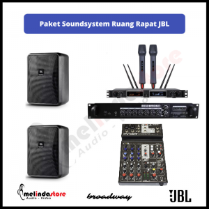 Paket Sound System Ruang Rapat Speaker JBL - Luas 25m2 B